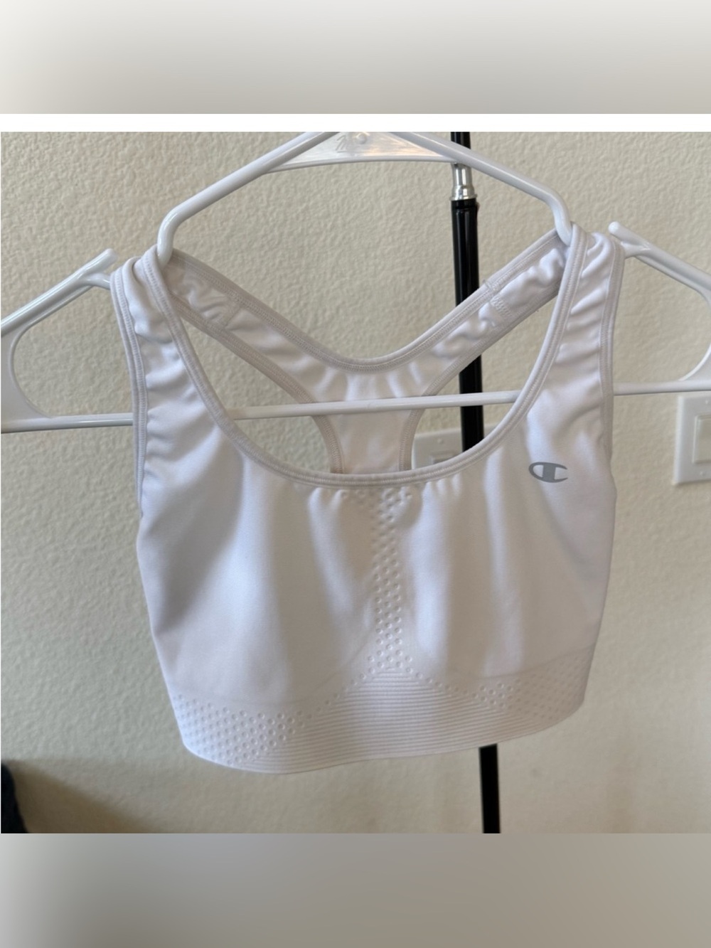 Champion Women's Classic White Sports Bra